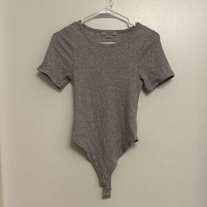 All Saints Gray Bodysuit